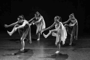 Images of dancers on stage - moving to the best choreography, inspired by talented choreographers